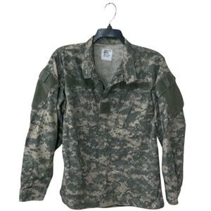Army Combat Uniform Coat Jacket Medium Utility Pocket Workwear Outdoor